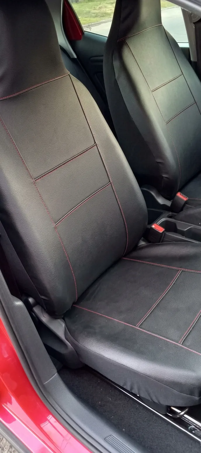 Funda VW Tera Cuero Automotor Acolchado 3mm color Negro