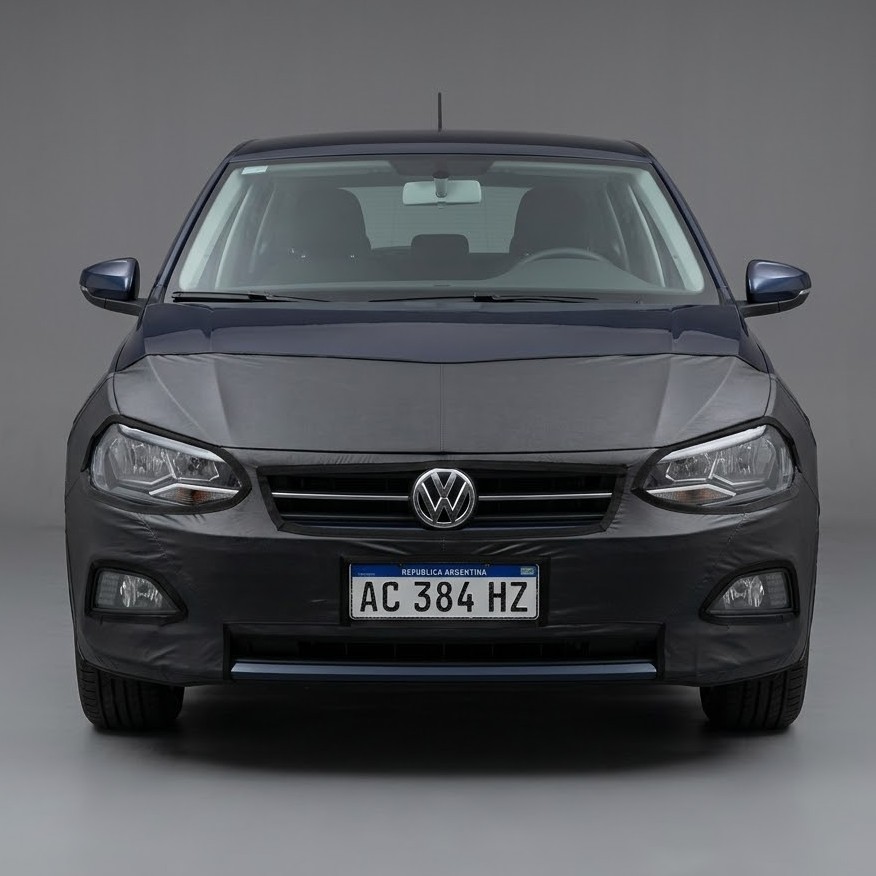 Cubre trompa VW Polo en estudio